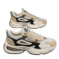 Spring men's new breathable mesh youth sports shoes korean style trendy versatile thick sole casual dad shoes