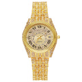 New arrival hot selling cross-border watches - alloy quartz watches with diamond accents, full diamond women's watches - dropshipping available
