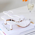 Women's sandals 2024 new summer trendy stiletto heel single strap high heel sandals sexy open toe korean style