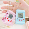 mini handheld arcade digital pet feeding kids toys nostalgic classic slot machine hanging ornaments gifts
