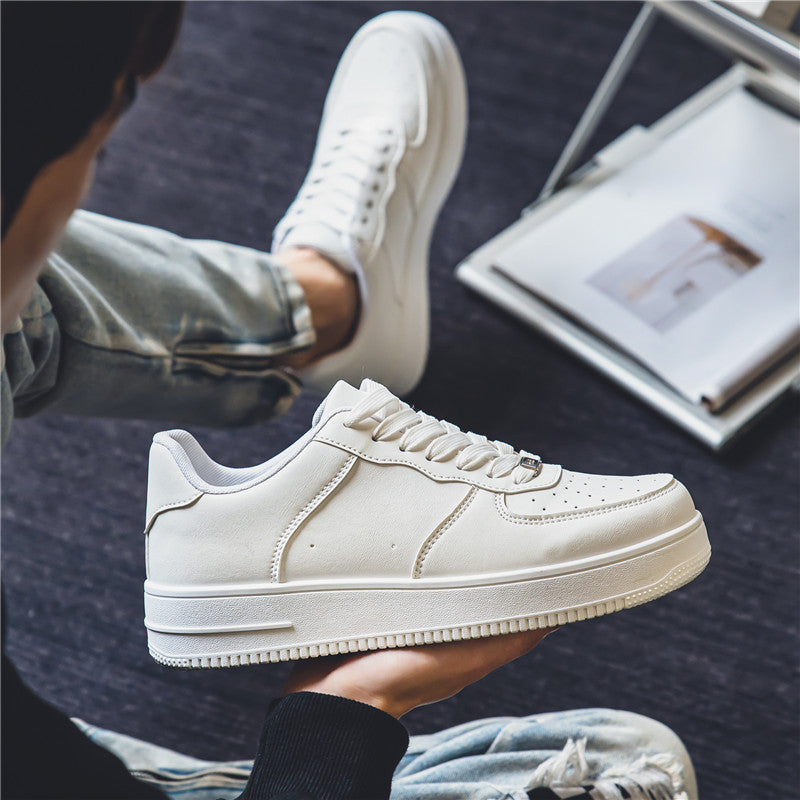 Men's shoes 2026 new spring air force one casual skate shoes trendy white sneakers for boys