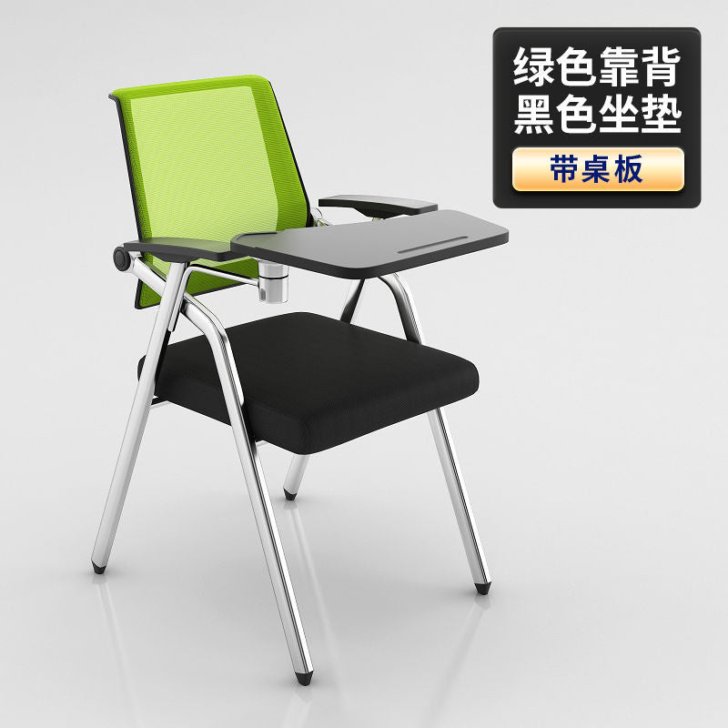 Conference writing board table and chair office chair all-in-one conference room meeting foldable chair foldable training chair with table board chair