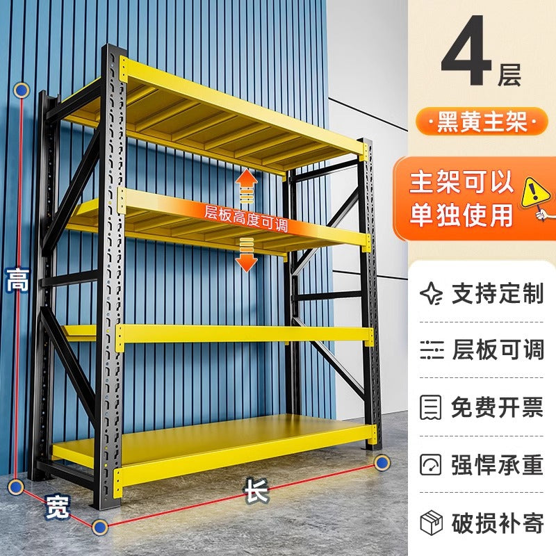 Heavy-duty storage shelving for warehouses, garages, storage rooms, and home organization. ideal for supermarkets, express delivery, and display purposes