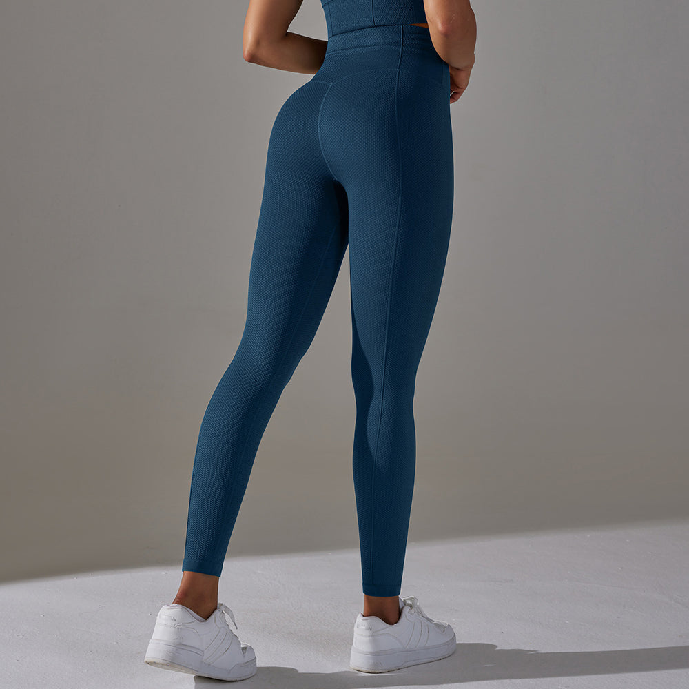 European and american new multi-panel seamless yoga pants - high waist, tummy control, butt lift, compression leggings - breathable workout running fitness pants