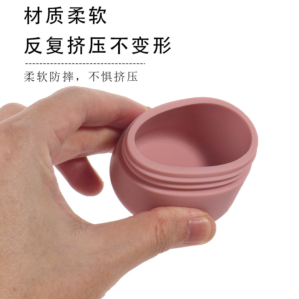 Silicone Packing Box 50ml Travel Portable Food Cosmetics Jewelry Silicone Outdoor Storage Box