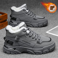 Men's winter fleece-lined thickened warm high-top cotton shoes 2025 new style athletic work safety martin boots