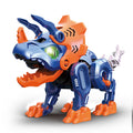 new arrival egg-shaped dinosaur deformation disassembly and assembly triceratops tyrannosaurus rex eyes can light up kids boys toys