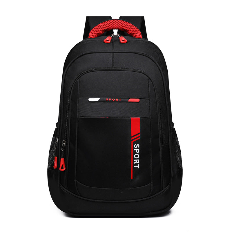 New large-capacity men's casual simple backpack travel computer backpack female junior high school high school college student schoolbag