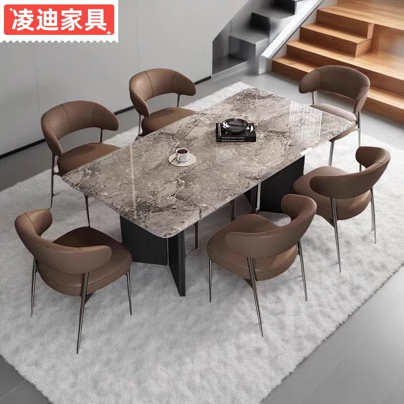 Chair Back Chair Leisure Small Apartment Hotel Chair Stool Office Coffee Chair Nordic Light Luxury Dining Chair