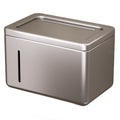 Bathroom tissue box holder, toilet paper dispenser, no-drill wall mount, roll paper holder