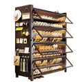 Thickened carbon steel shoe cabinet home floor-standing flip shoe rack multi-layer for home door entrance entrance large-capacity storage