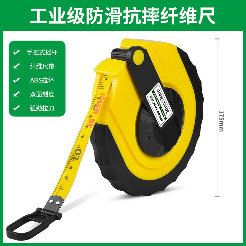 Baolian 20 30 50 100m soft ruler roll measuring floor ruler tape measure cloth tape measure non-slip tape measure cloth ruler