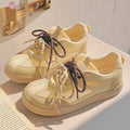 Summer women's bread shoes breathable mesh platform sneakers white shoes versatile with skirts athletic board shoes
