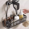 Bathroom punch-free storage rack, bathroom shower rack, shower gel, shampoo hanging basket, toilet shower room storage