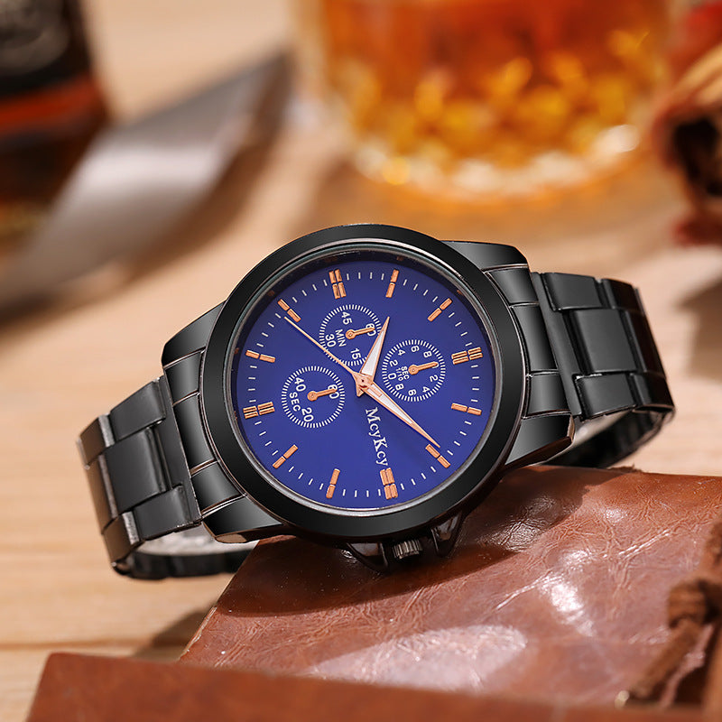 Factory direct steel band couple watches men's women's quartz watches light luxury gifts live stream watches dropshipping available