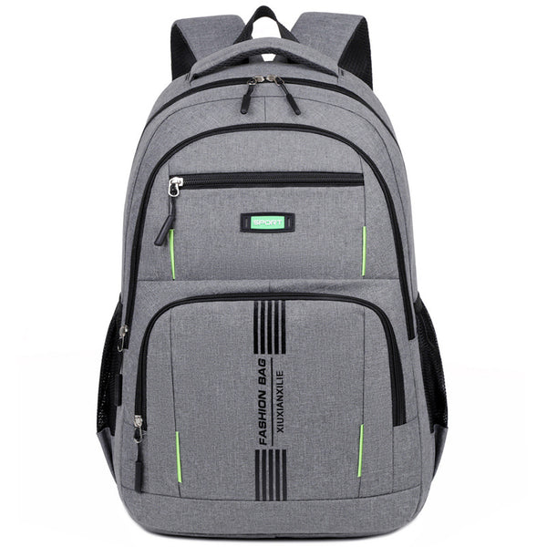 Factory direct sales backpack outdoor leisure travel bag large capacity computer bag school bag middle school student backpack men