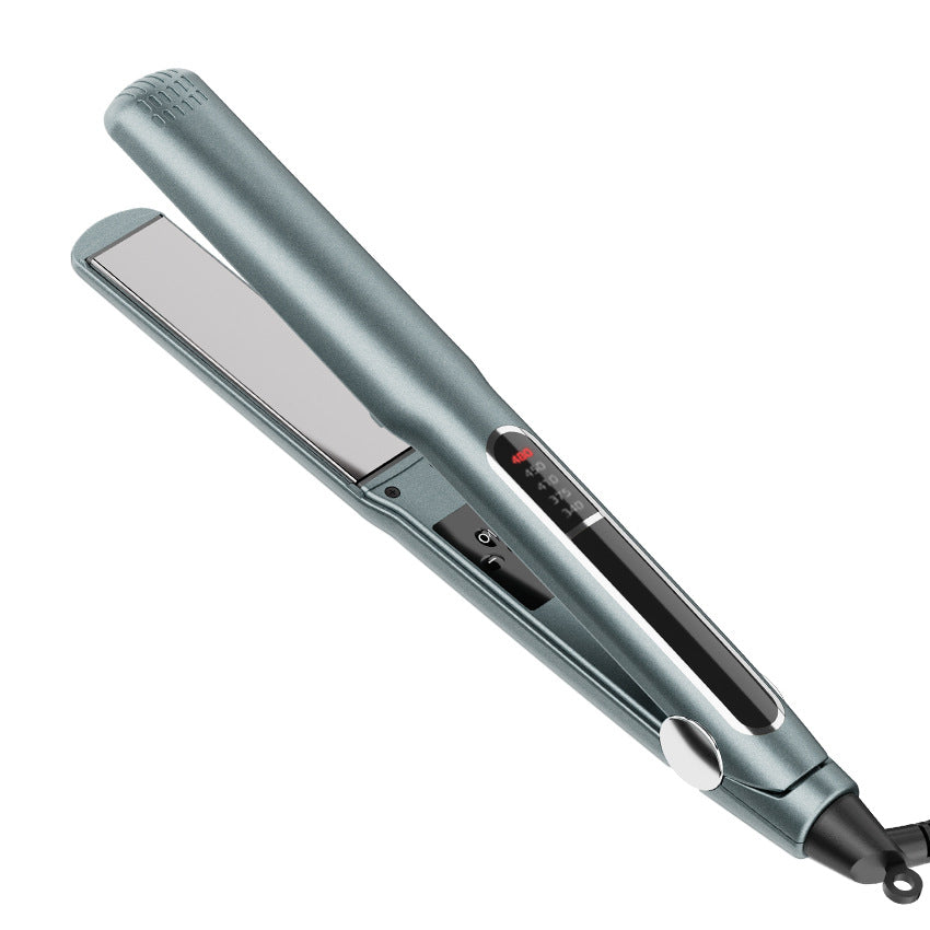Cross-border professional hair straightener high temperature hair straightener splint curling iron dual-purpose straight plate clip hair straightener
