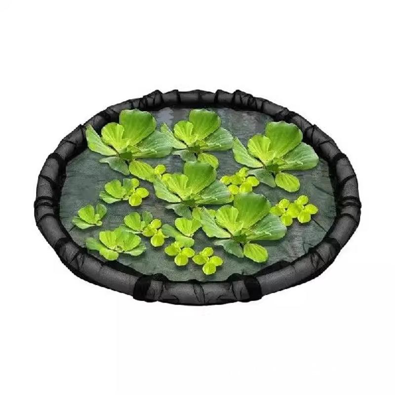 popular floating island plant protector fish barrier protective cover pond garden water feature anti-fall leaf net cover green plants