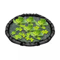 popular floating island plant protector fish barrier protective cover pond garden water feature anti-fall leaf net cover green plants