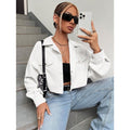 fashion  winter new arrivalretrocasual lapel loose corduroy jacket outwear women