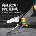 Double-headed multi-function pliers: high-hardness, deformable, reversible, dual-purpose, effort-saving wire stripper, quick and powerful cutting tool