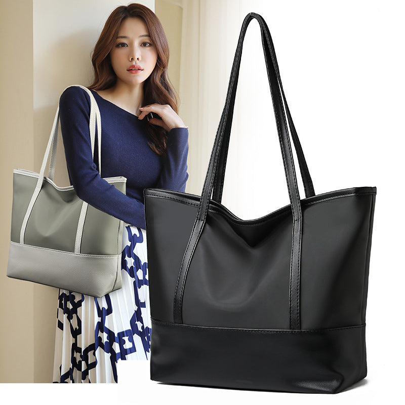2024 new cross-border fashion tote bag women's shoulder bag ladies' handbag large capacity nylon commuter bag