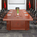 Saint li paint conference table with solid wood veneer, long table for company reception and training, large negotiation table and chair set