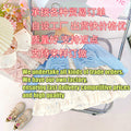 Girls'  dress - korean style round neck, turn-down collar, patchwork bow, floral print dress - toddler & infant skirt - fresh & sweet