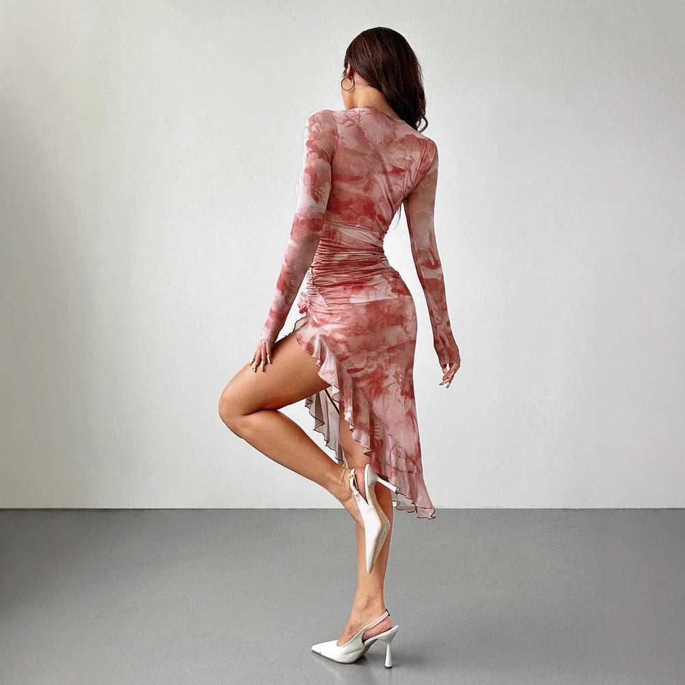 independent station tk  american party wear irregular hem dress direct supply