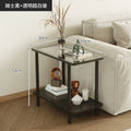 Movable small side table with slit storage rack, accessible luxury simple corner table, small table, sofa side coffee table, for home tea table