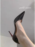 Nude high heels that don't rub, niche style, summer comfort, stiletto heels to pair with skirts, women's super high heels