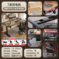 Electric adjustable height desk, solid wood desk, dual motor computer desk, desktop gaming desk, study desk, office desk, minimalist table