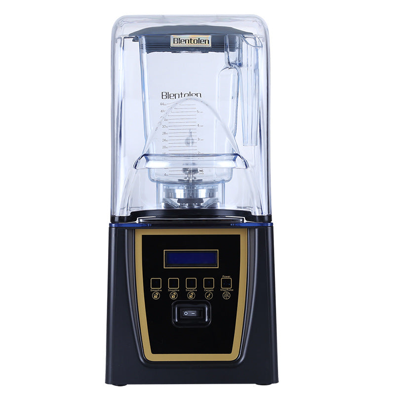 Smoothie machine, smoothie machine, commercial milk tea shop, silent with cover, sound insulation, crushed ice mixer, juice squeezing, wall breaking machine