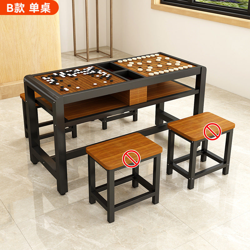 Chinese chess table Go special table and chair combination two-in-one dual-purpose household backgammon multi-function chessboard table