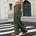 Fashion cross-border foreign trade  new retro overalls american high street loosestraight-leg wide legcasual denim