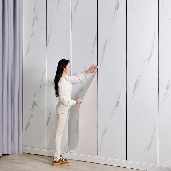 Wallpaper self-adhesive bedroom thickened household wall wallpaper self-adhesive waterproof and moisture-proof living room wall decoration white wall sticker