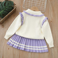 Kids' cardigan sweater set -  autumn new arrivals: cute cartoon designs for girls