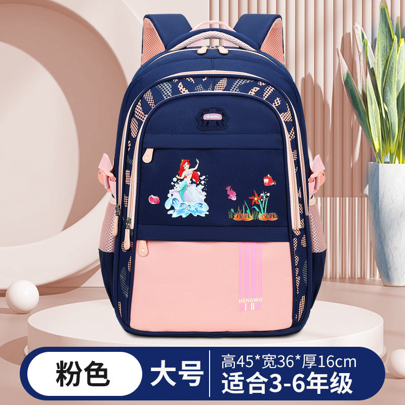 e-commerce hot-selling children's school backpack, lightweight and large-capacity, suitable for grades 1-6, wholesale available