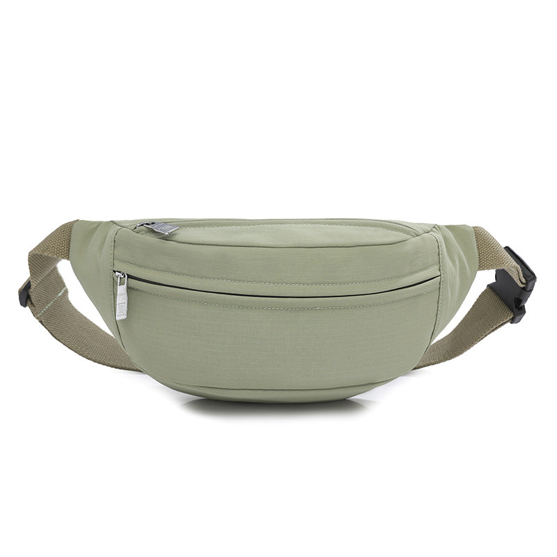 Foreign trade multi-color breast bag can be printed logo men's and women's sports messenger bag Japanese shoulder bag mountaineering travel gift fanny pack