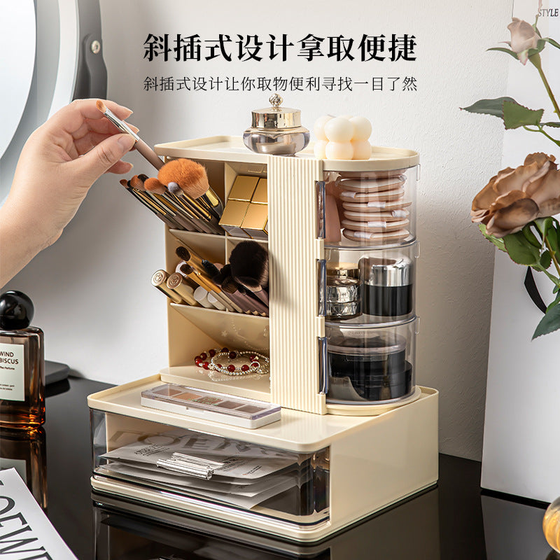 Cosmetics Storage Box Household Dresser Drawer Desktop Storage Cabinet Lipstick Skin Care Products Multifunctional Shelf