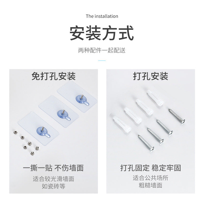 Large roll tissue box Hotel hotel roll paper box Toilet Toilet tissue holder Paper box No punching Cross-border wholesale