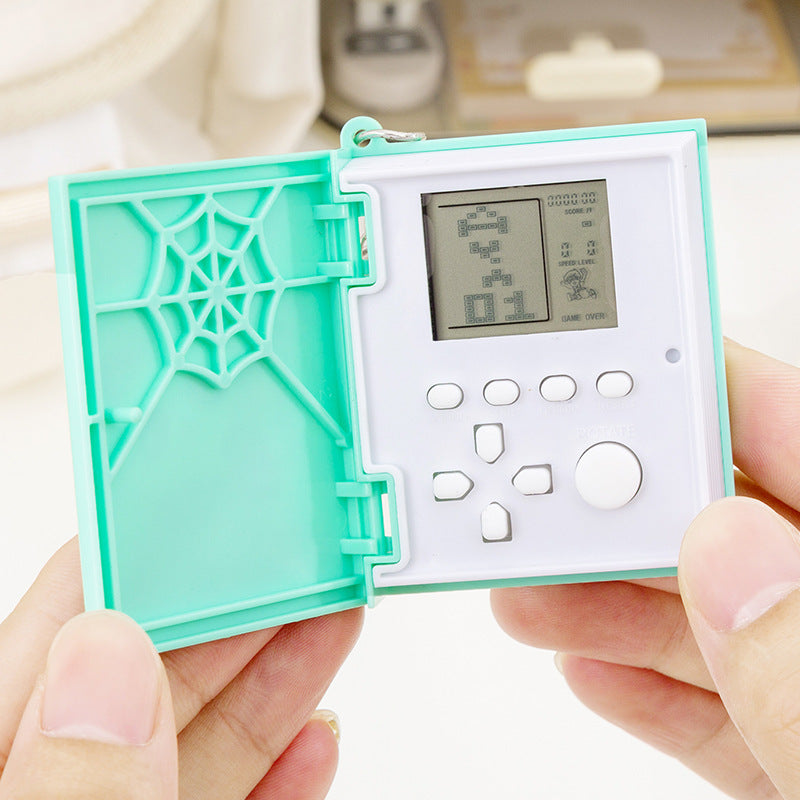 Pocket mini tetris game console - nostalgic classic puzzle toy, creative small gift, keychain wholesale