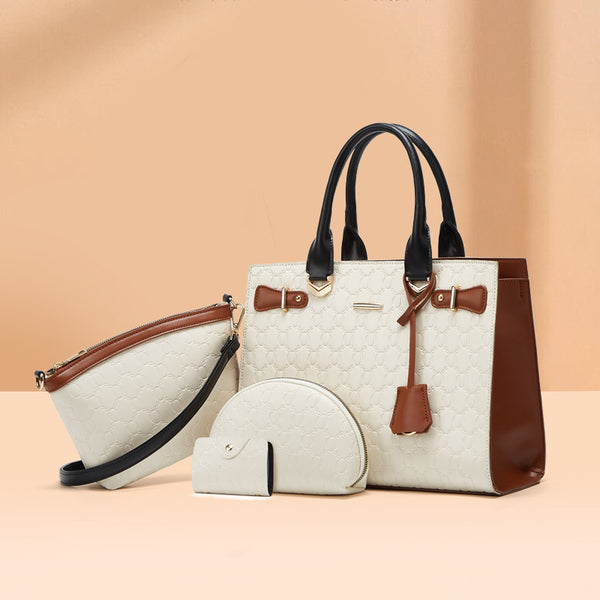 Women's bag 2025 retro light luxury new women's shoulder portable oblique span tote bag