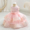 Exportgirlnew arrivalkids dresssequinprincess dressfemale baby first birthday dresskids dress