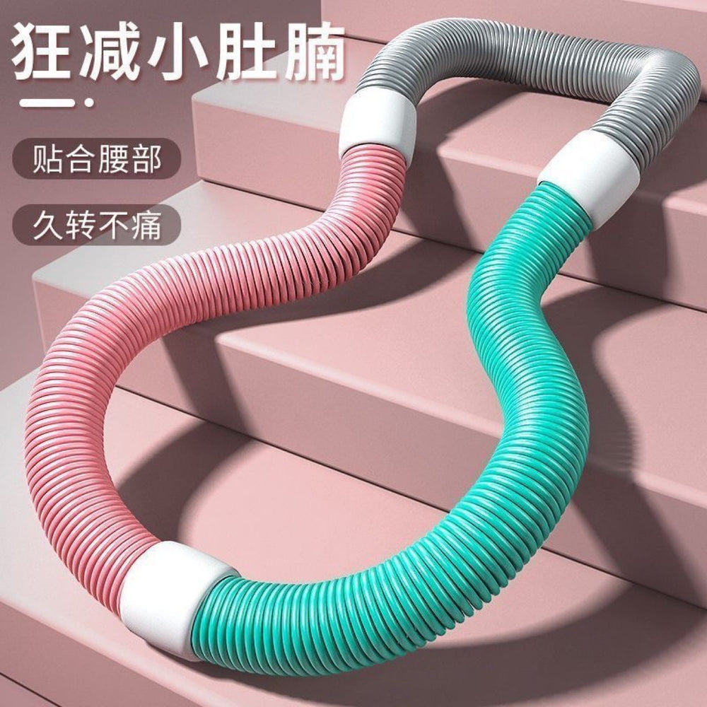 Hula hoop to tighten the abdomen and not hurt the waist. women can slim down the belly and reduce the abdomen. spring soft hula hoop for fitness and slimming