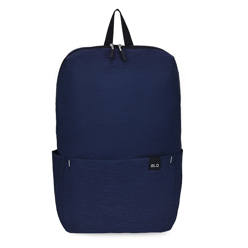 New spring outing backpack: fresh color combinations, small bag, perfect for middle and high school students, college students, everyday commuting, lightweight, breathable, and color block design