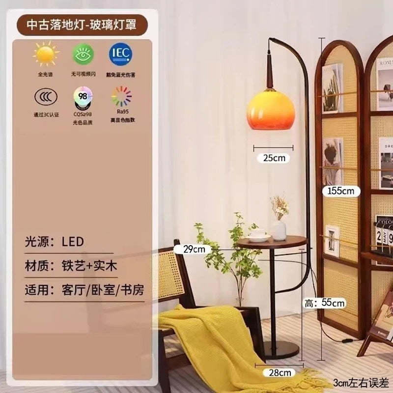 French medieval style sofa side table coffee table movable living room side cabinet new arrival creative art round table floor lamp