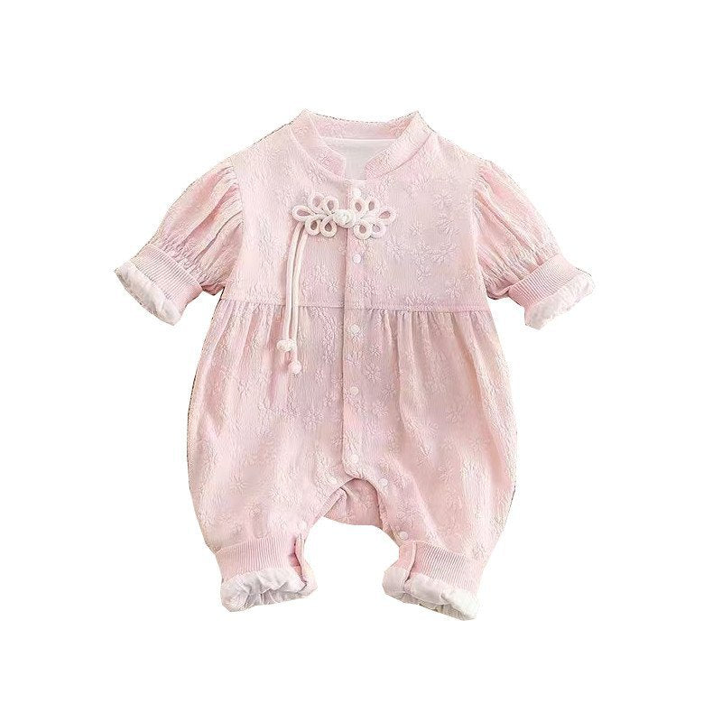 Baby rompers - spring/autumn collection: stylish double-layer bodysuits for newborns - adorable spring outfits for your little one