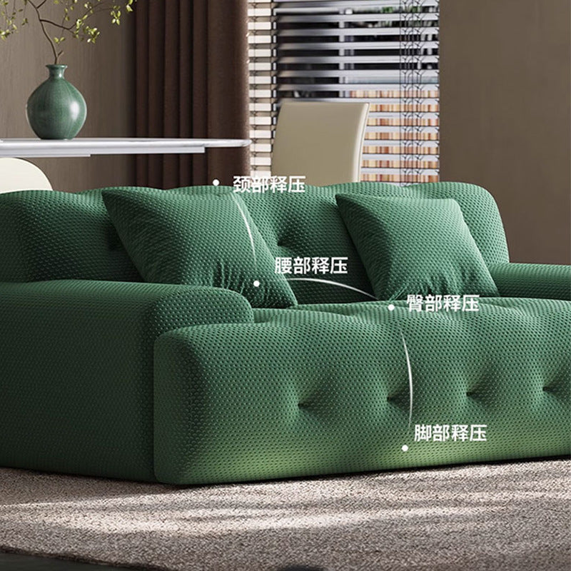 Rocburg fabric compression sofa - modern living room, compact design, export-quality, straight-row compression sofa