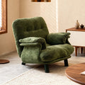 Retro lazy style straight row creative sofa chair designer can sleep single sofa medieval small apartment living room high feet